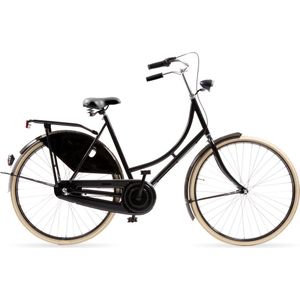 Avalon Export Omafiets - 28 Inch Fiets - 3 Versnellingen - Damesfiets Zwart