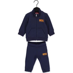 Diesel Suitylogolongxb-set Truien & Vesten Jongens - Sweater - Hoodie - Vest- Blauw - Maat 12-18M