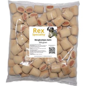 Rex Speciality Mergkoekjes Zalm hond 500 gram