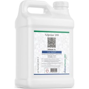 Online chemicaliën Azijnzuur 20% 5L - Groene aanslag verwijderen & Algen verwijderaar - Sterke effectieve reiniger - Allesreiniger
