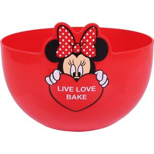 Rode plastic schaal Minnie Mouse DISNEY