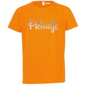 T-shirt kinderen Prinsje | koningsdag kinderen | oranje t-shirt | Oranje | maat 68