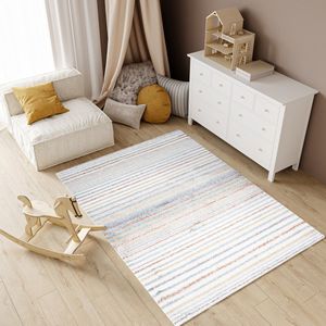 Tapiso Modena Vloerkleed Hoogpolig Fluffy Shaggy Modern Tapijt Maat- 200x300