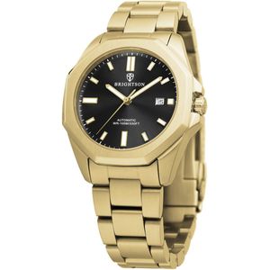Horloge Heren Automatisch - Heren horloge - Polshorloge - Horloges voor mannen - Waterdicht - Saffierglas - 316L roestvrijstaal - Goud/Zwart