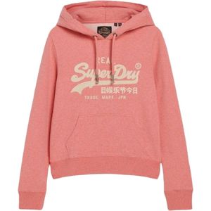 Superdry Embroidered Vl Graphic Hoodie Rood S Vrouw