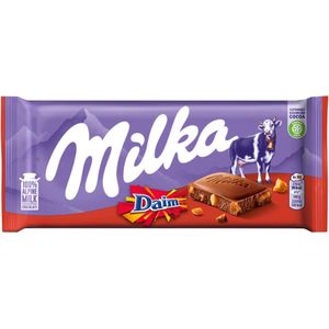 3x Milka Chocoladereep Daim 100 gr