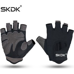 Sports man gloves black- Heren fitness handschoenen - Sport handschoenen heren Ontworpen voor RIDING, STRENGTH TRAINING en CROSSFIT - zwart - Maat ＸL