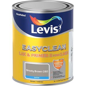 Levis EasyClean Lak & Primer 2-In-1 Mix - Shady Brown C60 - 1 L