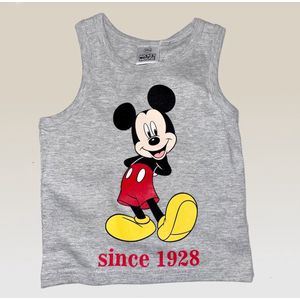 Mickey Mouse Hemd grijs-Maat 128