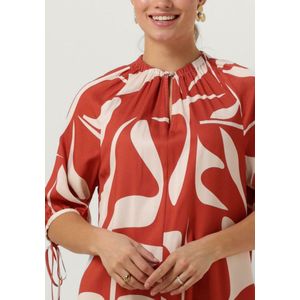 Another Label Maysa Dress S/s Jurken Dames - Kleedje - Rok - Jurk - Rood - Maat M