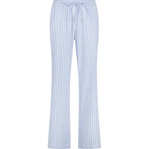 Hunkemöller Dames Nachtmode Pyjamabroek Katoen - Blauw - maat XS