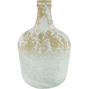 DKNC - Vaas Murcia - recycled glas - 27x27x42 cm - Wit