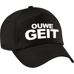 Ouwe geit verjaardag pet / cap zwart voor dames - 50 jaar - baseball cap - Sarah - verjaardagscadeau petten / caps