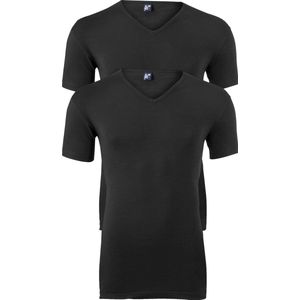 Alan Red Oklahoma Zwart V-Hals Heren T-shirt Body Fit-2-Pack - XL