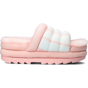 UGG W Maxi Slide Logo Pantoffels - Sloffen - Dames - Roze - Maat 39