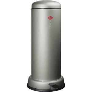 Wesco Baseboy Softclose Prullenbak - 30L - Nieuw Zilver