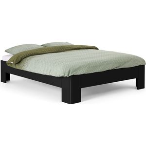 B Bright Fresh 500 Bed 90x220cm - Bedframe Zwart - Eenpersoonsbedden - Instaphoogte: 50cm