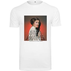 Merchcode Star Wars - Princess Leia Heren T-shirt - XXL - Wit