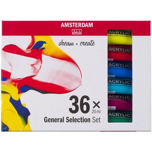 Amsterdam Standard Series acrylverf algemene selectie set | 36 × 20 ml