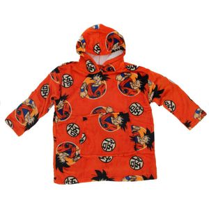 Dragon Ball Z Hoodie Fleece deken, Warrior - Kind (One Size ) - Polyester