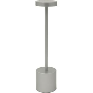 Luxus Tafellamp Touch - Emilie - Zilver - 34cm - Oplaadbaar en Dimbaar - Voor binnen en buiten