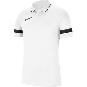 Nike Nike Dri-FIT Academy 21 Sportpolo - Maat XXL  - Mannen - wit - zwart