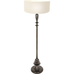 Steinhauer vloerlamp Bois - zwart - hout - 3778ZW