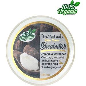 Pure Naturals - Shea Butter - Ongeraffineerd & Biologisch - 100 gram
