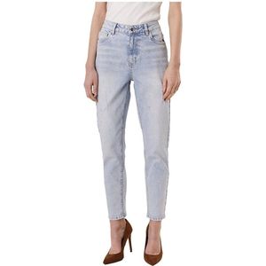 Vero Moda VMBRENDA HR STRAIGHT A DS GU3104 GA NOOS Dames Broek Light Blue Denim - Maat 28 x L34