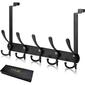 Deurhanger – Deurkapstok – Deurkledingrek – Badkamer deurhanger – Deur Handdoek en Kledinghanger – Kleerhanger