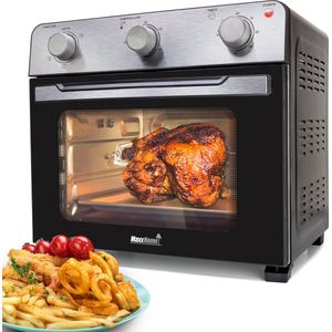 MaxxHome Airfryer - Heteluchtoven - Hete lucht Friteuse - Bakoven met Hete lucht - Grillfunctie - 28L - 1600W