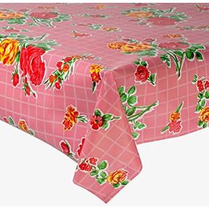 Atelier Du Baj Rosedal Pink Mexicaans Tafelzeil - 250 x 120 cm