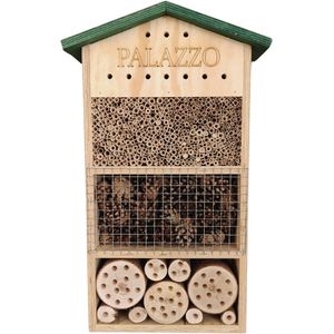 Insectenhotel Palazzo XL – Luxe & Stevig Bijenhotel van Europees Hout – Kwaliteit voor jou én de insecten