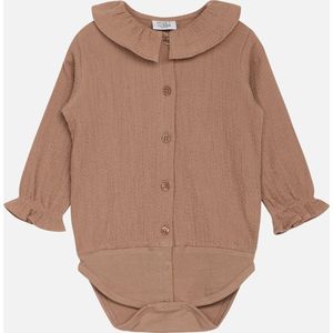 Hust and Claire Shirt bodysuit - Bernadette - Café Rose - maat 80