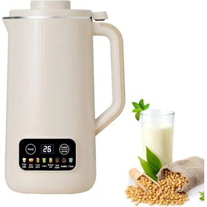 Ayah- Sojamelk maker - 600ML Capaciteit - Soy milk maker - Soepmaker - 8 Verschillende Functie - Melkmachine - Notenmelk maker - Melk maker - Wit