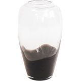 Housevitamin Grote Handige Vaas - Glas - Dipdye - 18x30cm