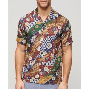 Superdry Hawaiian Resort Shirt Met Korte Mouwen Veelkleurig XL Man