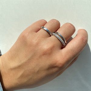 Glow 114.137452 Unisex Ring - Minimalistische ring - Sieraad - Zilver - 925 Zilver - 10 mm breed