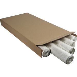 Flipover papier - 5 stuks elk 48 vellen, 65 x 100 cm, Geruit papier, 60g