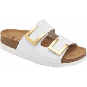 Slipper Scholl Women Monterey 2 Straps White-Schoenmaat 36