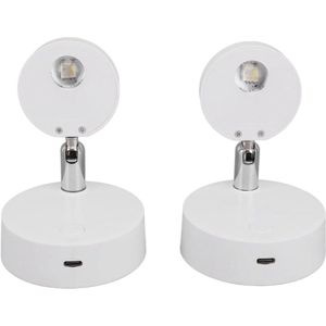 RGB Led-projector voor thuis en slaapkamer - Draaibare Mini-vitrine Kastprojector met 13 kleuren - Oplaadbaar