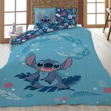 Disney Lilo & Stitch Dekbedovertrek Island Life - Tweepersoons - 200 x 200 cm - Katoen Flanel