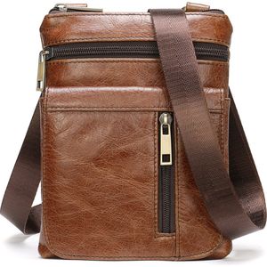 Crossbody - schoudertas - imitatieleer waterdicht (20*16*3cm)