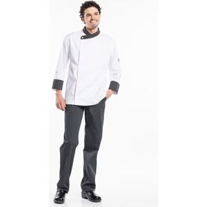 Chaud Defant Chef Pants Ligne Noir maat 56