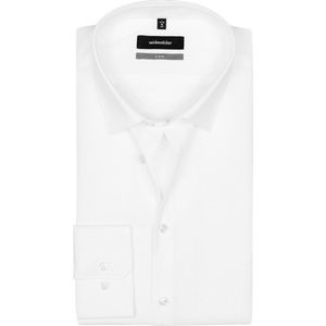 Seidensticker x-slim fit overhemd - wit - Strijkvrij - Boordmaat: 43