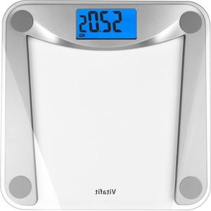 Digitale personenweegschaal met zeer nauwkeurige technologie en extra groot lcd-display tot 180 kg