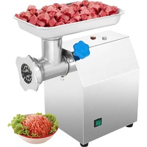 Vleesmolen - Keukenmachine - Keukenrobot - Groentesnijder - 850W - 220V - 122 Kg/H - 60Hz - Foodprocessor - Gehaktmolen - Zilver