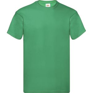 Kelly Groen 2 Pack t-shirt Fruit of the Loom Original maat S