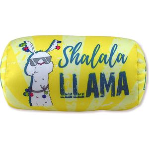Reiskussen Lama (geel) | Lama | grappig nekkussen | nekrol kussen