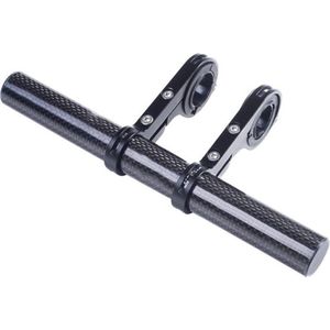 Fietsstuur bar voor MTB, fiets, E-step| Aluminium Look | 25,4 - 31,8 mm | extra ruimte voor koplamp, GSM-houder, enz.